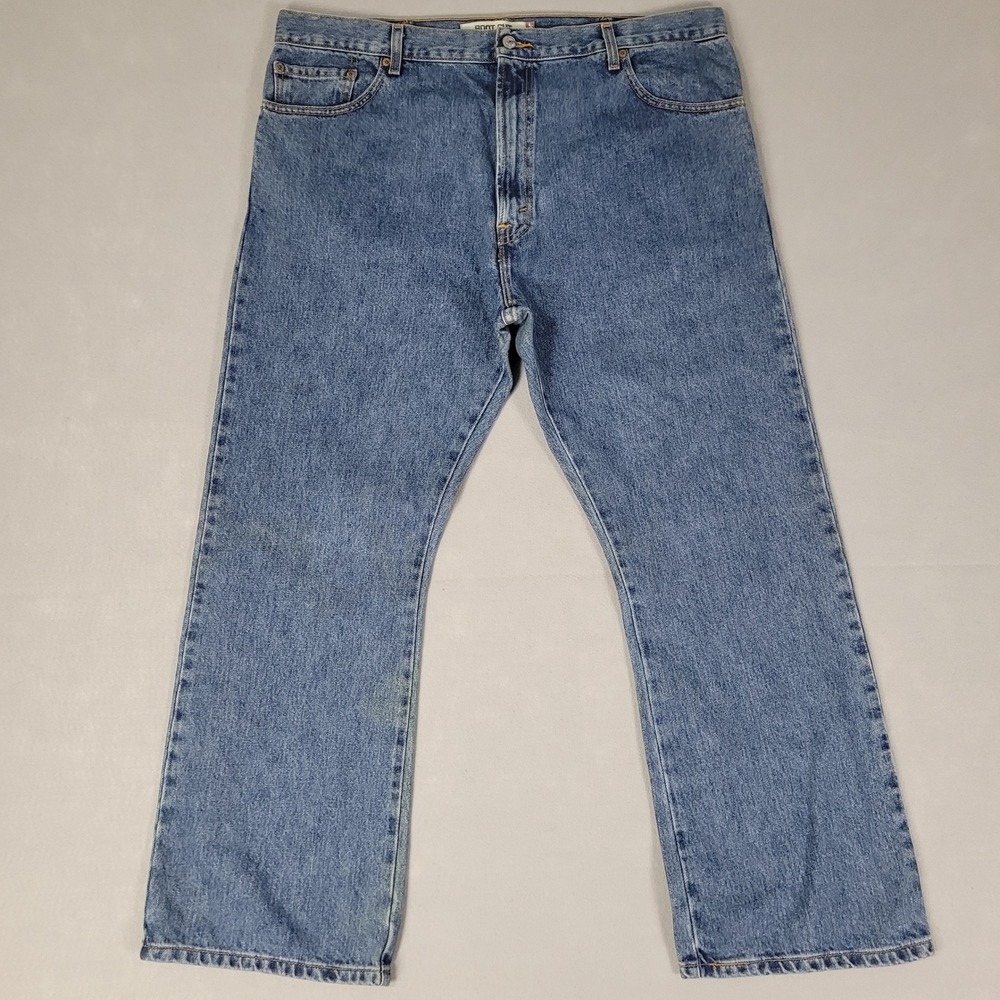 Levi's 517 Boot Cut Jeans Mens 42x30 Blue 100% Cotton Denim Y2K 2006 Vintage NEW
